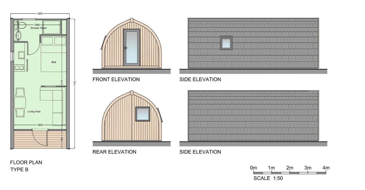 Air A' Chroit Luxury Pods Apartment Paible Exterior foto